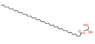 (2S)-1-O-Heptatriacontanoyl glycerol